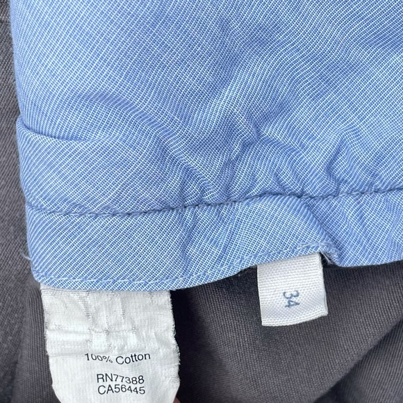 J. Crew Factory Gray Flat Front Casual Shorts 34 - Picture 4 of 5